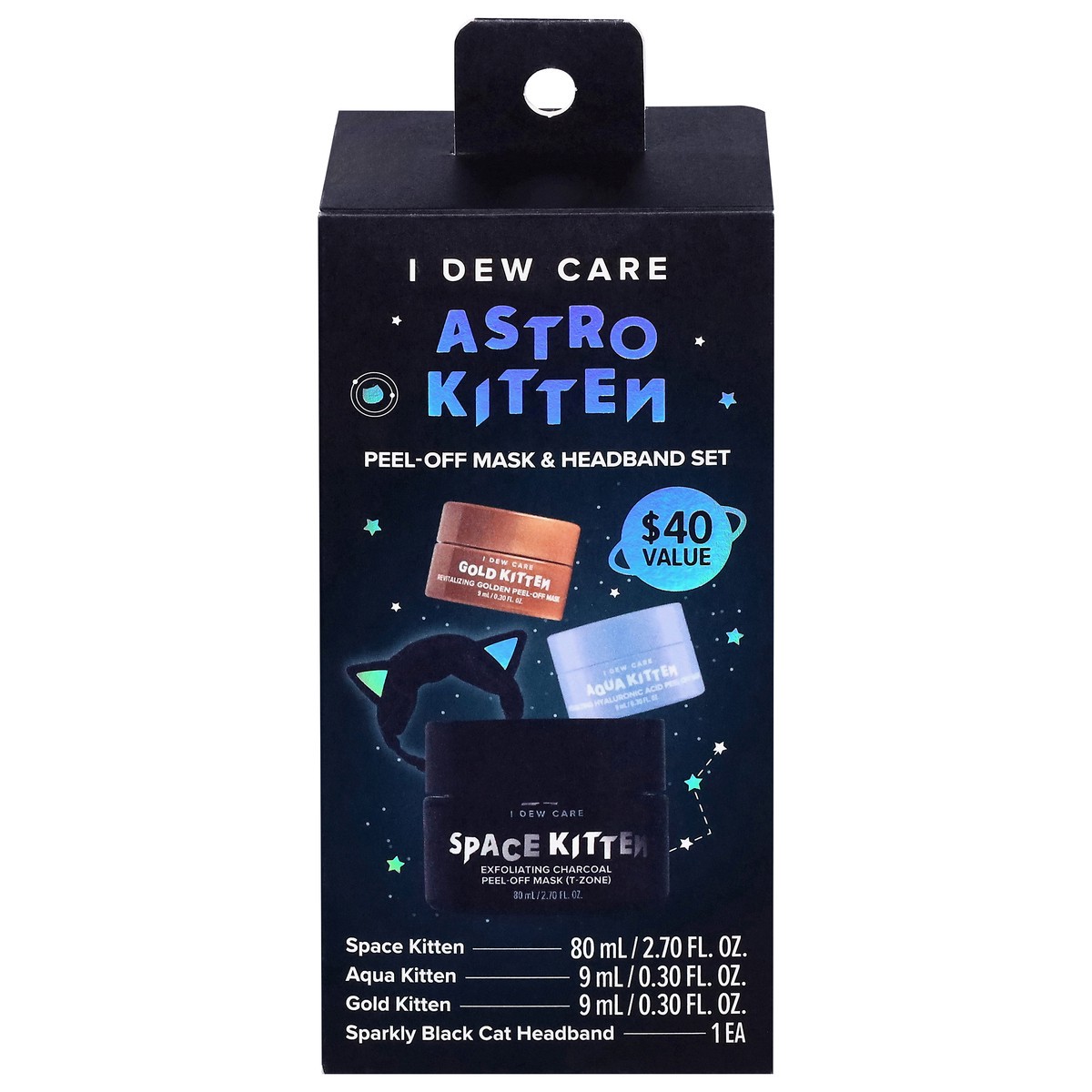 slide 1 of 13, I Dew Care Astro Kitten Peel-Off Mask & Headband Set - 1 Each, 1 ct