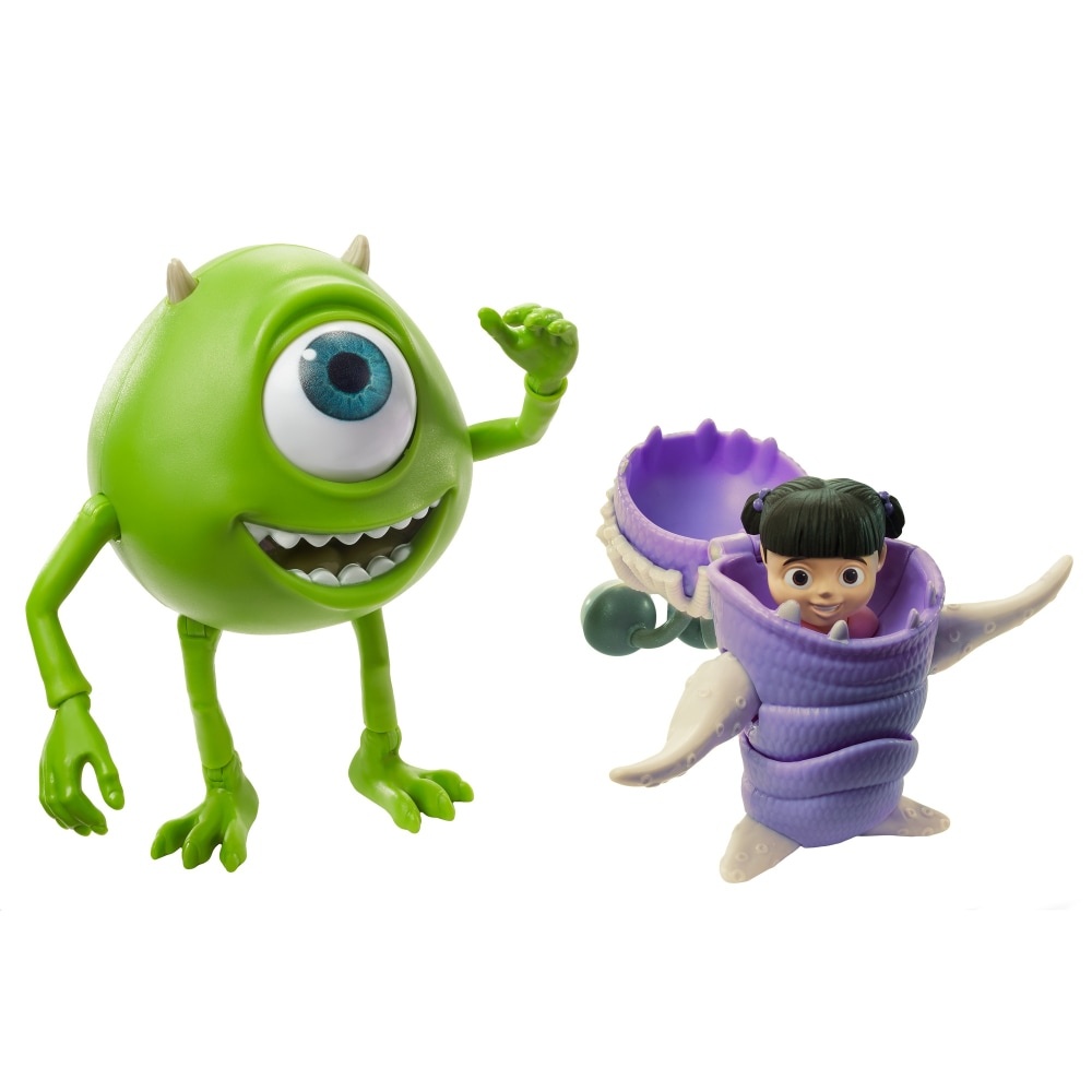 slide 1 of 1, Mattel Disney Pixar Monsters Inc Mike Wazowski And Boo Figures, 1 ct