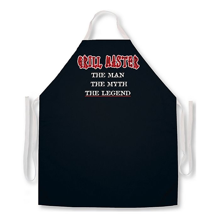 slide 1 of 1, L.A. Imprints Grill Master Apron - Black, 1 ct