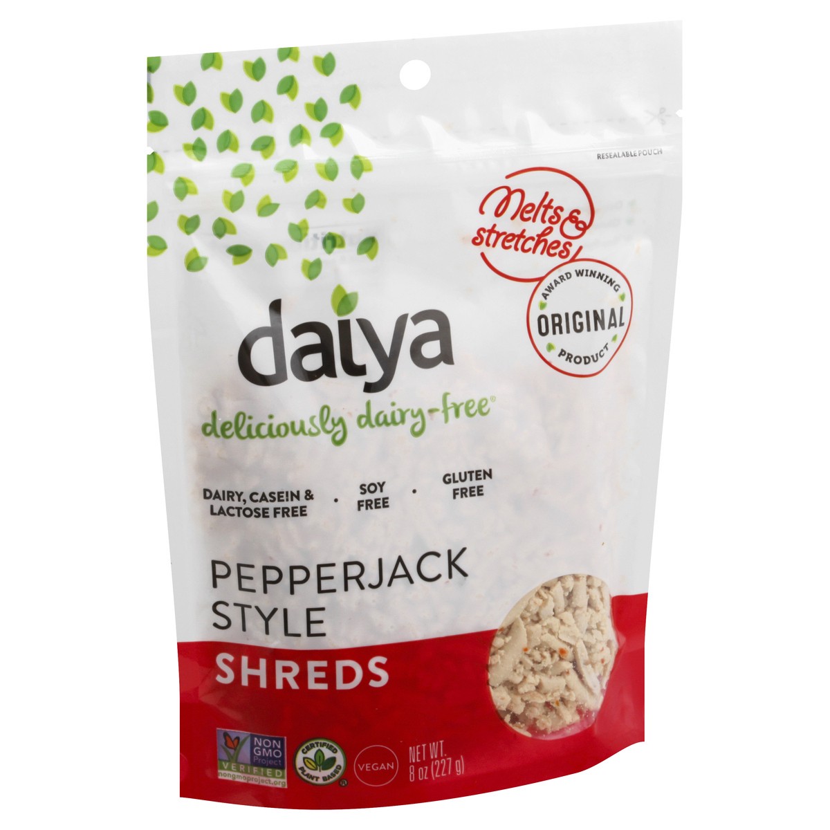 slide 6 of 10, Daiya Dairy Free Pepperjack Style Shreds, 8 oz
