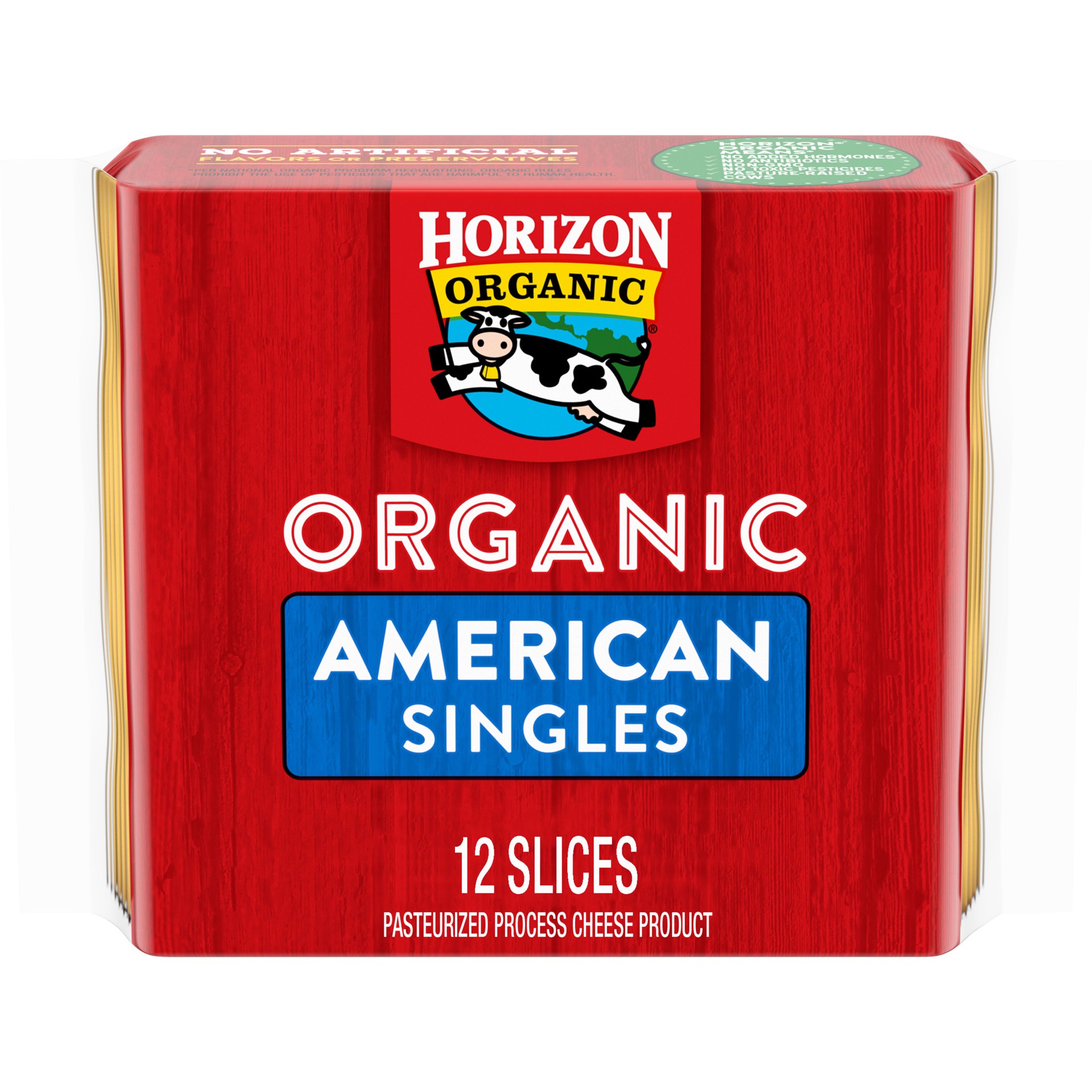 slide 1 of 9, Horizon Organic American Cheese Slices, 8 oz. Pack, 12 Slices, 8 oz