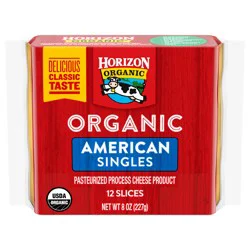 Horizon Organic American Cheese Slices, 8 oz. Pack, 12 Slices
