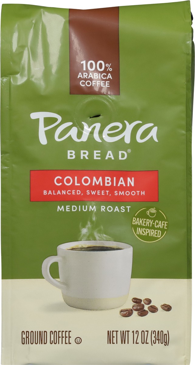 slide 7 of 9, Panera Bread Panera Colombian, Ground Coffee, Medium Roast, Bagged - 12 oz, 12 oz