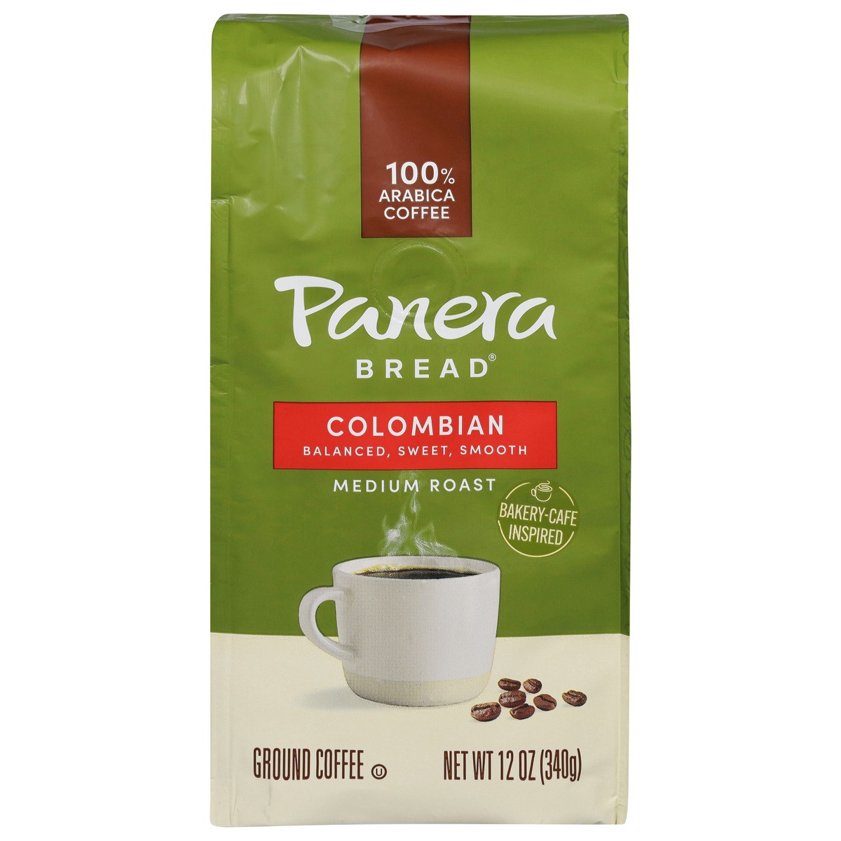 slide 1 of 9, Panera Bread Panera Colombian, Ground Coffee, Medium Roast, Bagged - 12 oz, 12 oz