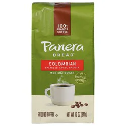 Panera Bread Panera Colombian, Ground Coffee, Medium Roast, Bagged - 12 oz