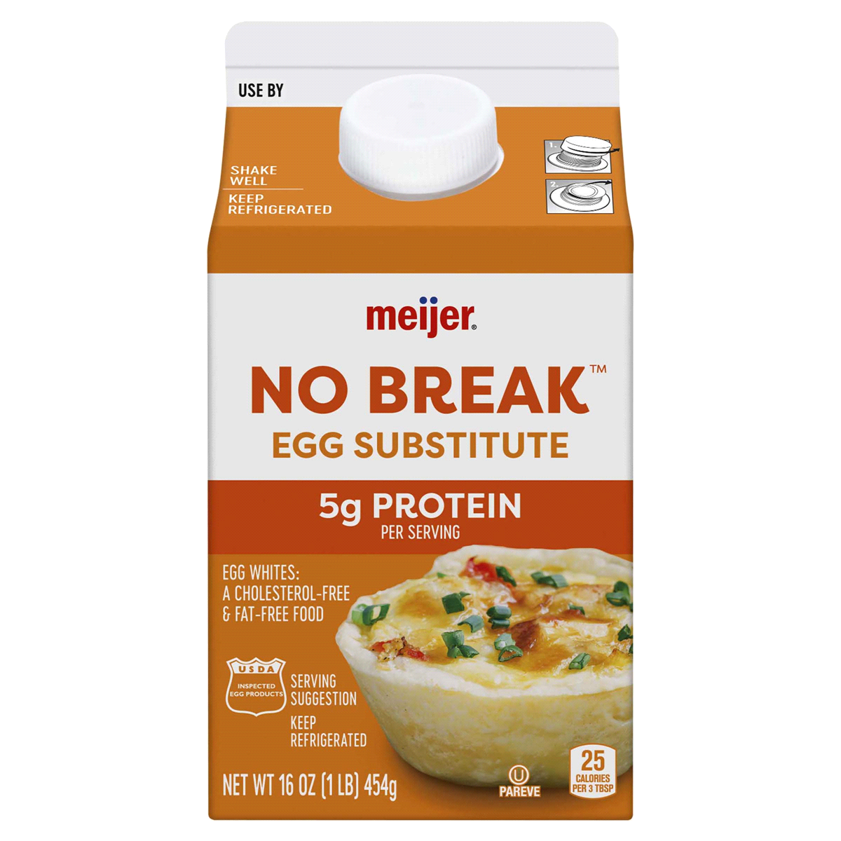 slide 1 of 4, Meijer No Break Real Egg Product, 16 oz