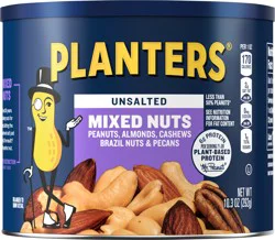 Planters Unsalted Mixed Nuts 10.3 oz