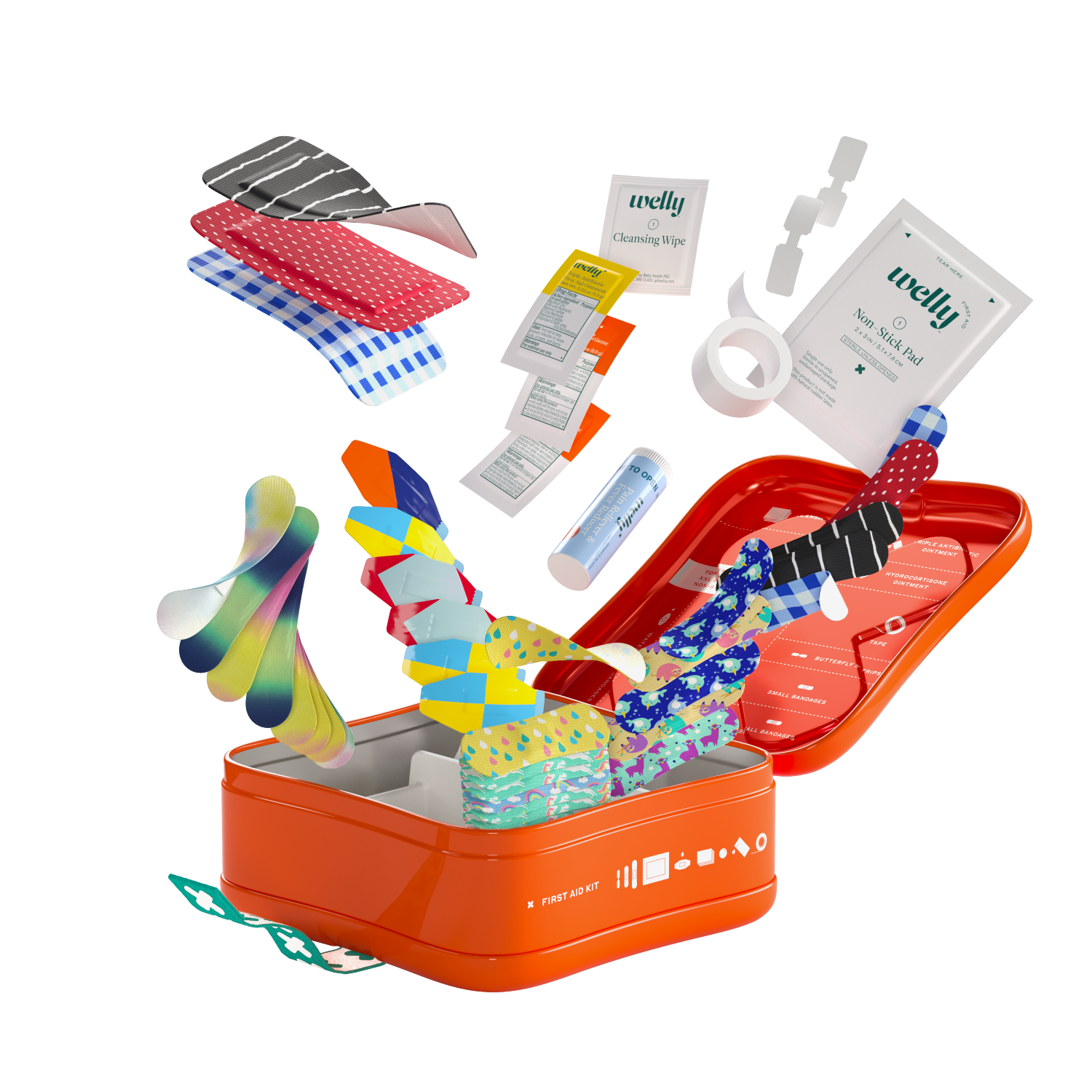 slide 3 of 4, Welly First Aid Kit 130 Pieces, 1 ct