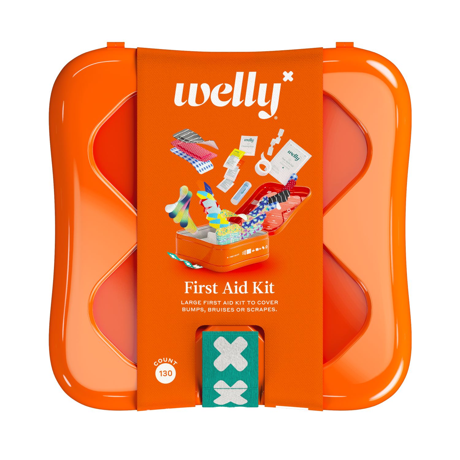slide 1 of 4, Welly First Aid Kit 130 Pieces, 1 ct