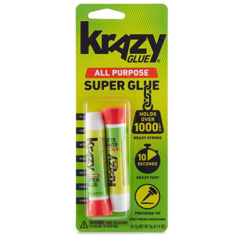 slide 1 of 6, Krazy Glue Super Glue 1 ea, 1 ct