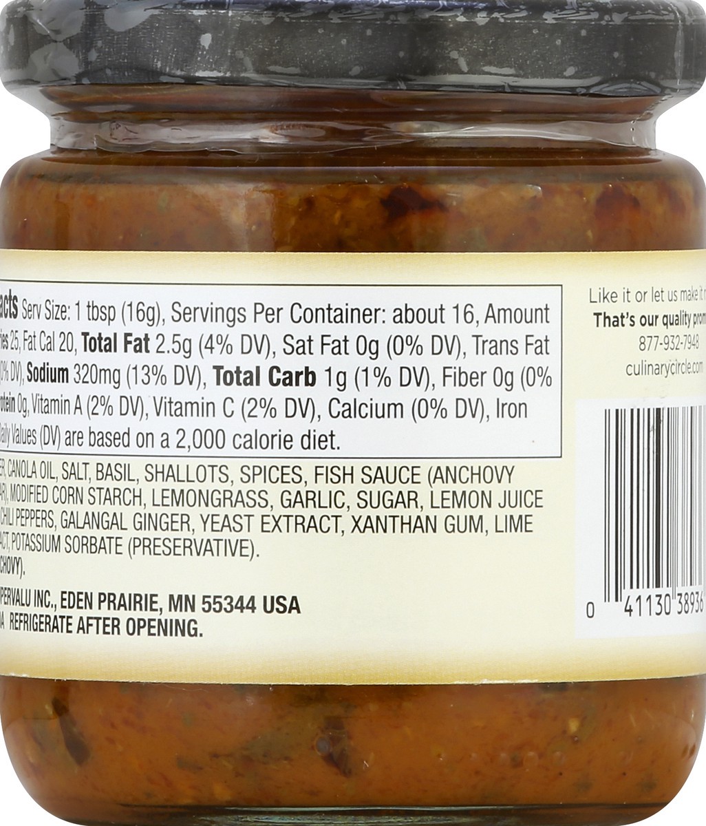 slide 3 of 6, Culinary Circle Curry Paste, Red Thai, 9 oz