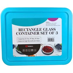 Sedanos Rectg Cont. Set 3pc