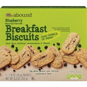 slide 1 of 1, CVS Gold Emblem Abound Blueberry Breakfast Biscuits, 5 ct