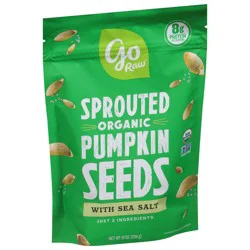 Go Raw Organic Sprouted Pumpkin Seeds with Sea Salt 10 oz