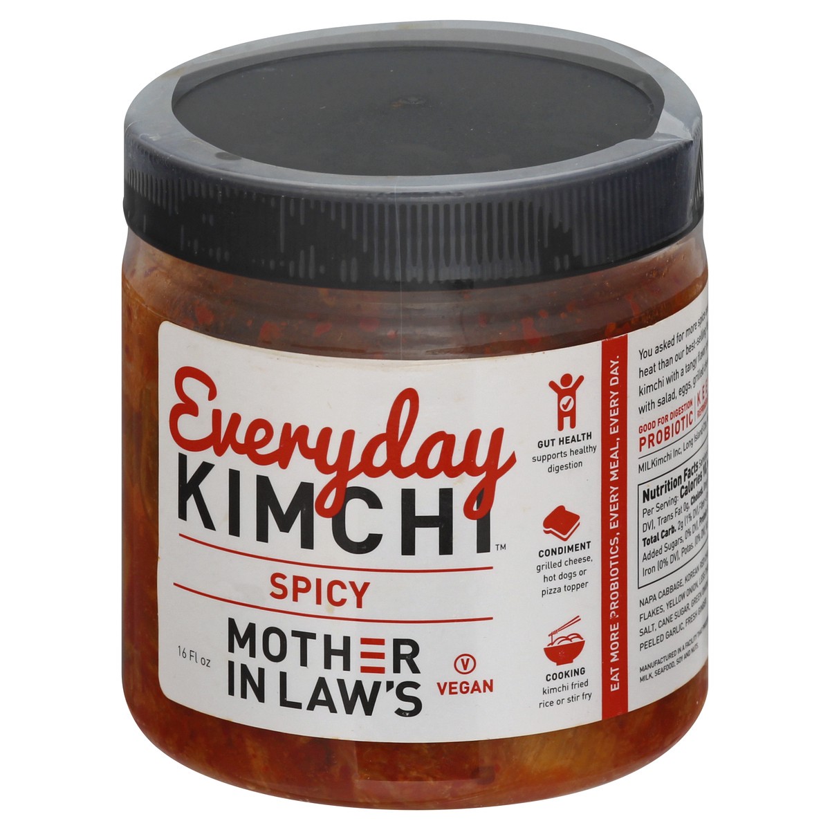 slide 3 of 9, Mother in Law's Everyday Spicy Kimchi 16.0 oz, 16 oz