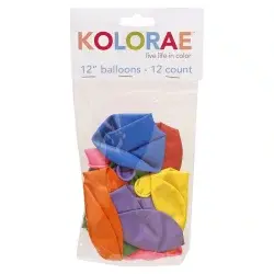 Kolorae Balloons, Assorted Colors