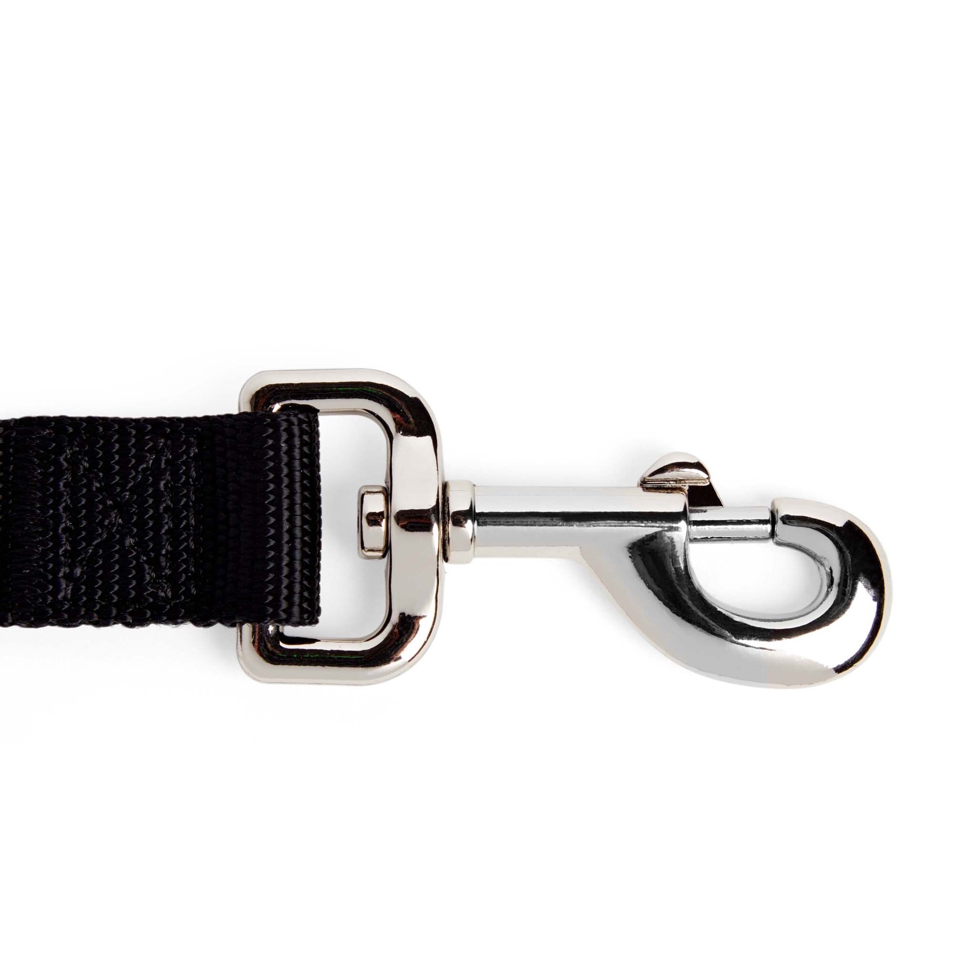 slide 3 of 5, YOULY Black Dog Lead 6 ft, Medium, MED