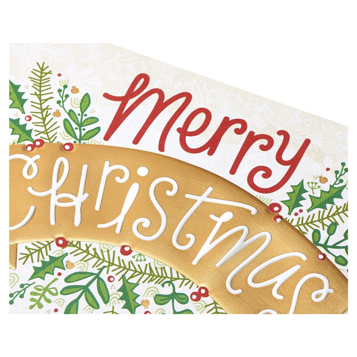 slide 10 of 21, American Greetings Christmas Card (Garland), 1 ct