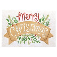 slide 16 of 21, American Greetings Christmas Card (Garland), 1 ct