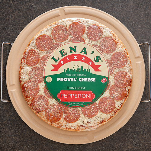 slide 1 of 1, Lena's Pepperoni Pizza, 17.31 oz