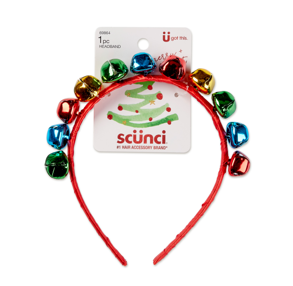 slide 1 of 1, scünci Scunci Novelty 1Pk Bell Headband, 1 ct
