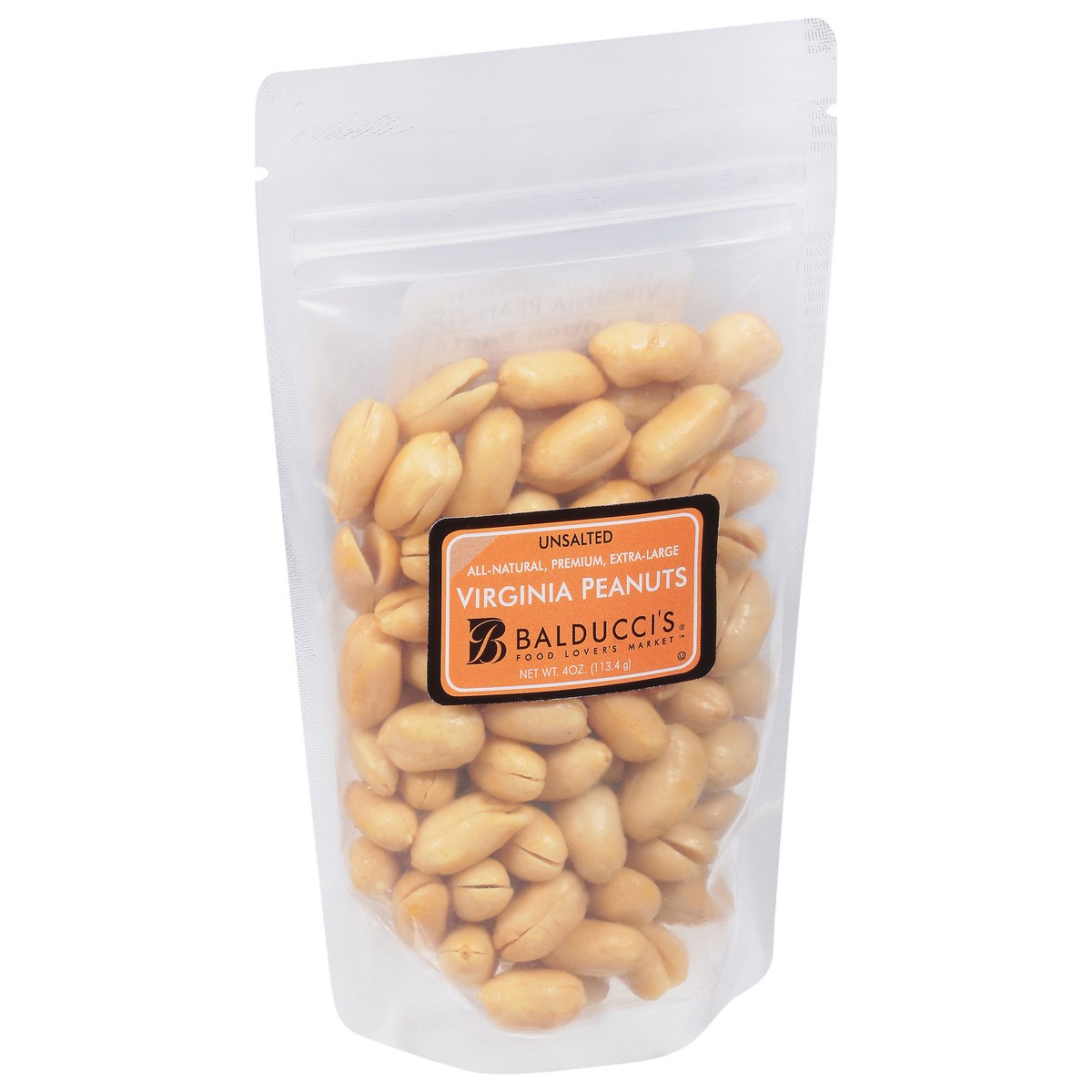 slide 9 of 13, Balducci's Virginia Unsalted Peanuts 4 oz, 4 oz