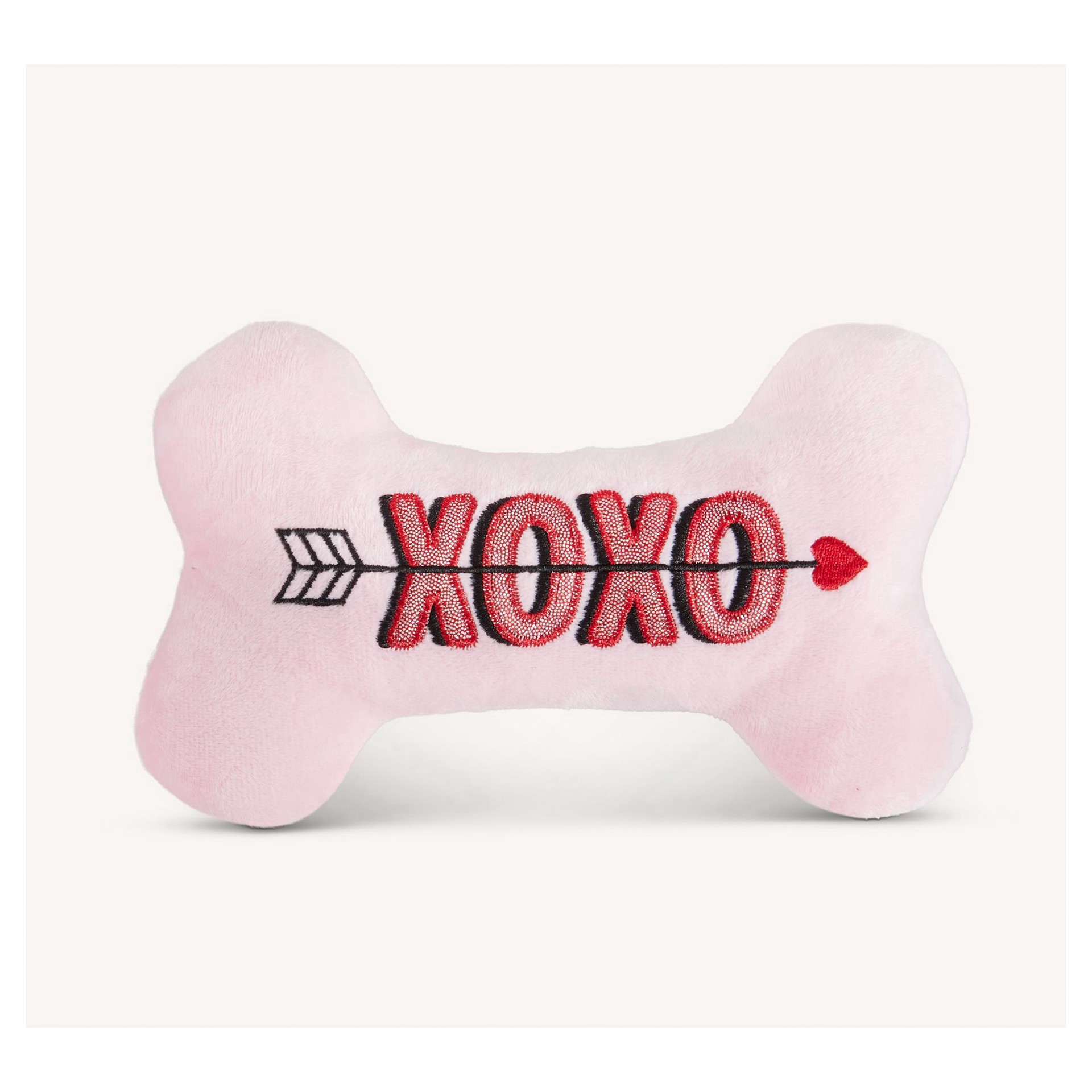 slide 1 of 1, Joyhound Valentine's Day Plush Bone Dog Toy, 1 ct