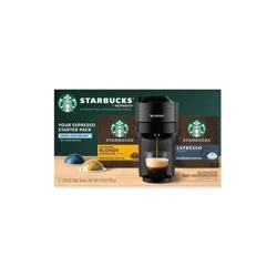 Starbucks Blonde Roast/Dark Roast Blonde Espresso/Espresso Coffee 2 - 2.39 oz Boxes