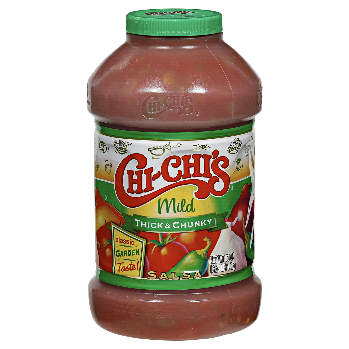 slide 1 of 9, Chi-Chi's Mild Thick & Chunky Salsa, 60 oz