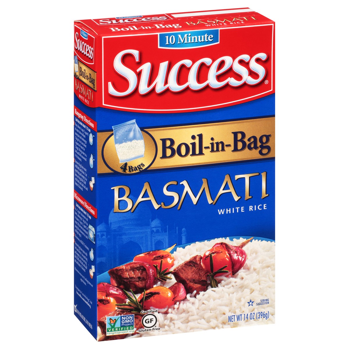 slide 8 of 11, Success Boil-in-Bag Basmati Rice, 4 ct; 14 oz