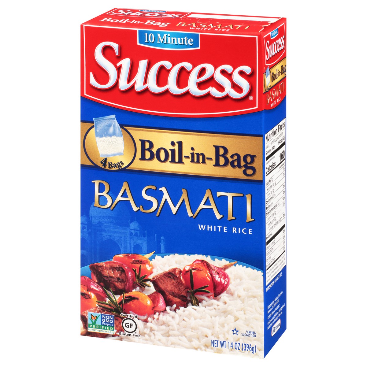 slide 3 of 11, Success Boil-in-Bag Basmati Rice, 4 ct; 14 oz