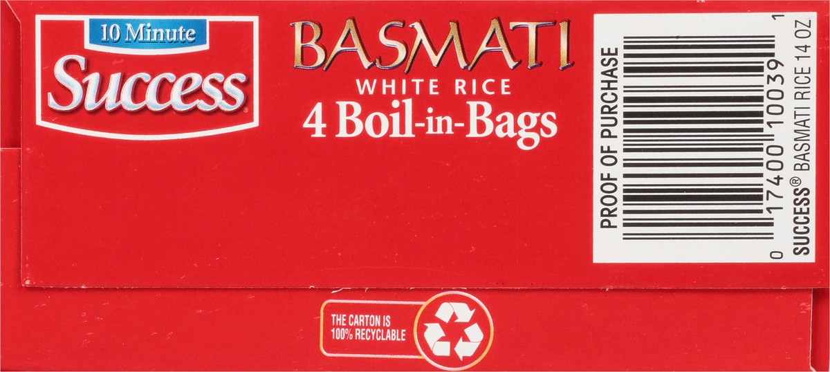 slide 10 of 11, Success Boil-in-Bag Basmati Rice, 4 ct; 14 oz