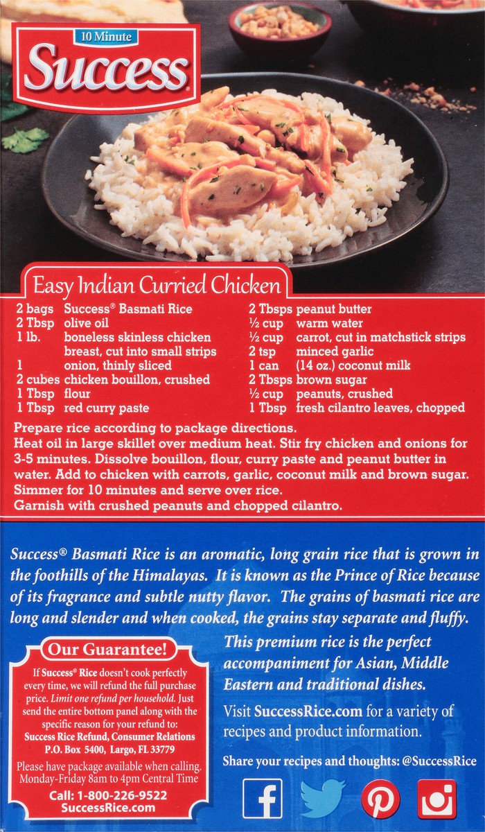 slide 7 of 11, Success Boil-in-Bag Basmati Rice, 4 ct; 14 oz