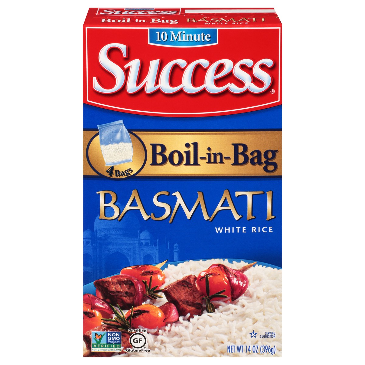 slide 2 of 11, Success Boil-in-Bag Basmati Rice, 4 ct; 14 oz