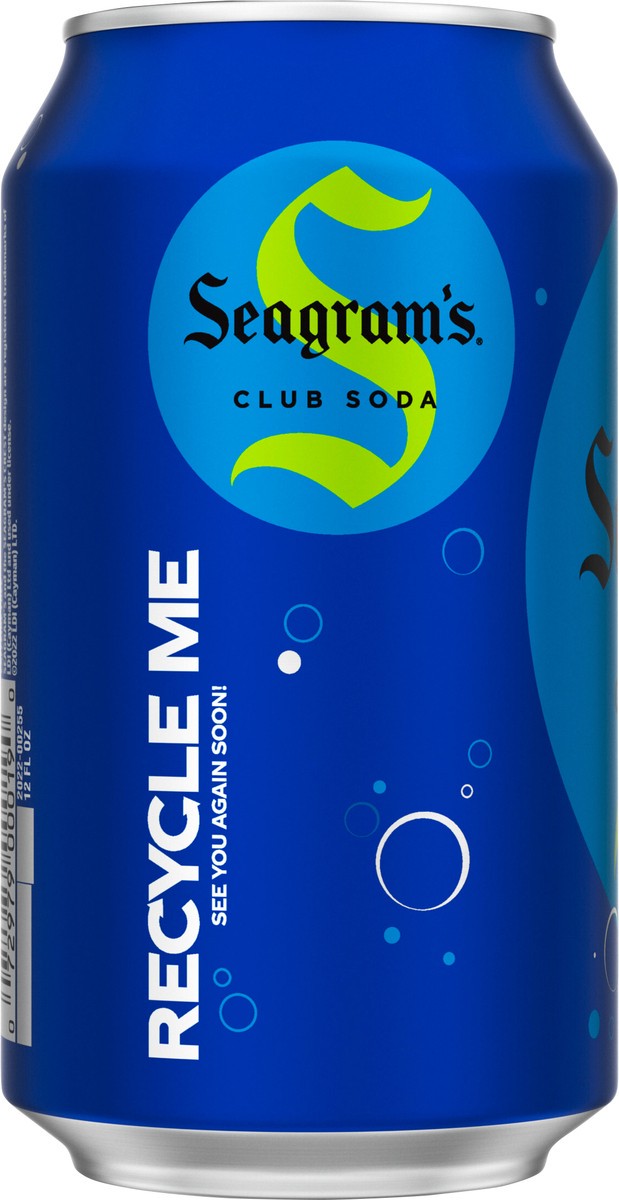 slide 3 of 7, Seagram's Seagrams Club Soda Can- 12 fl oz, 12 fl oz