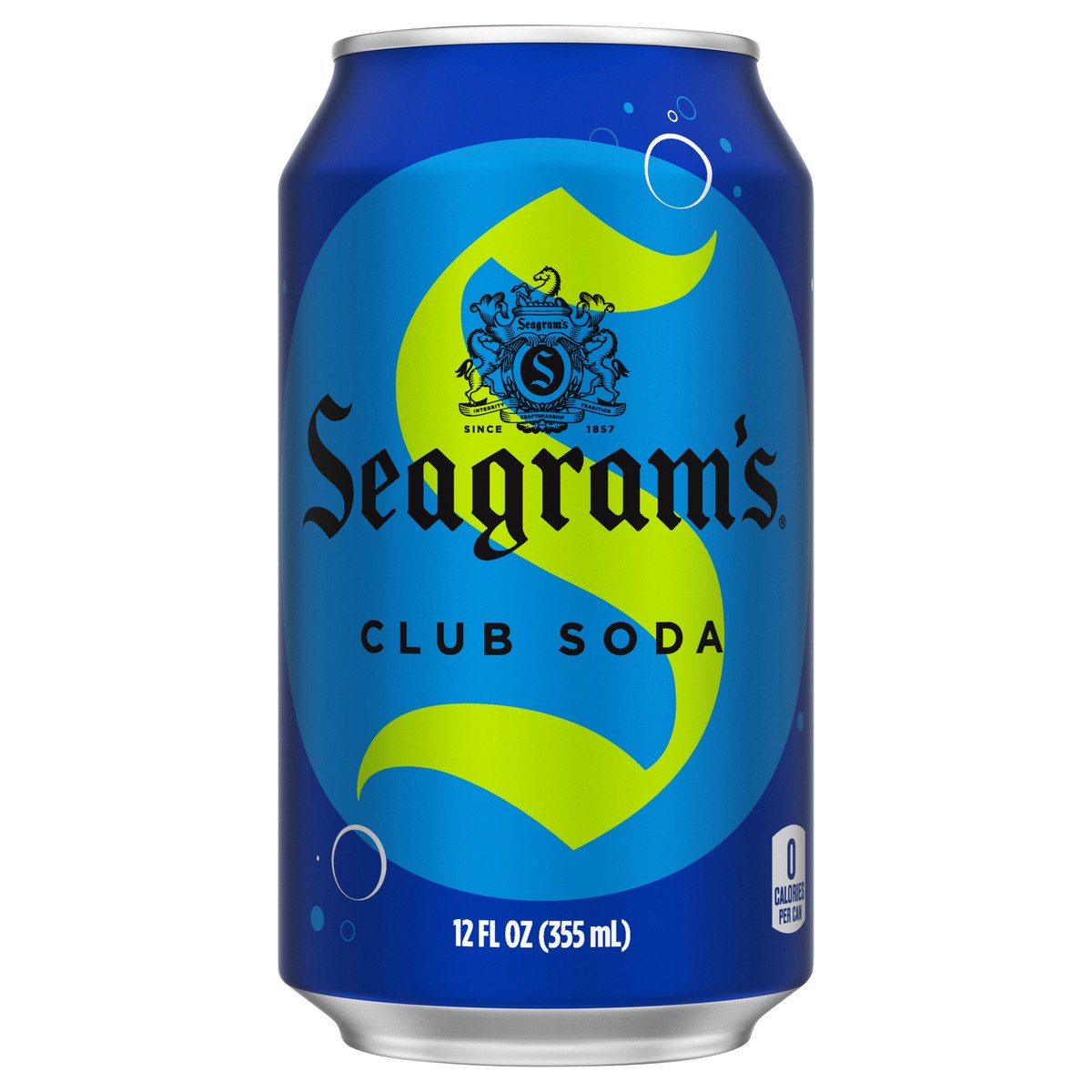 Seagram's Seagrams Club Soda Can, 12 fl oz 24 ct Shipt