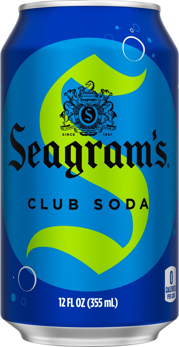 Seagram's Seagrams Club Soda Can, 12 fl oz 24 ct Shipt