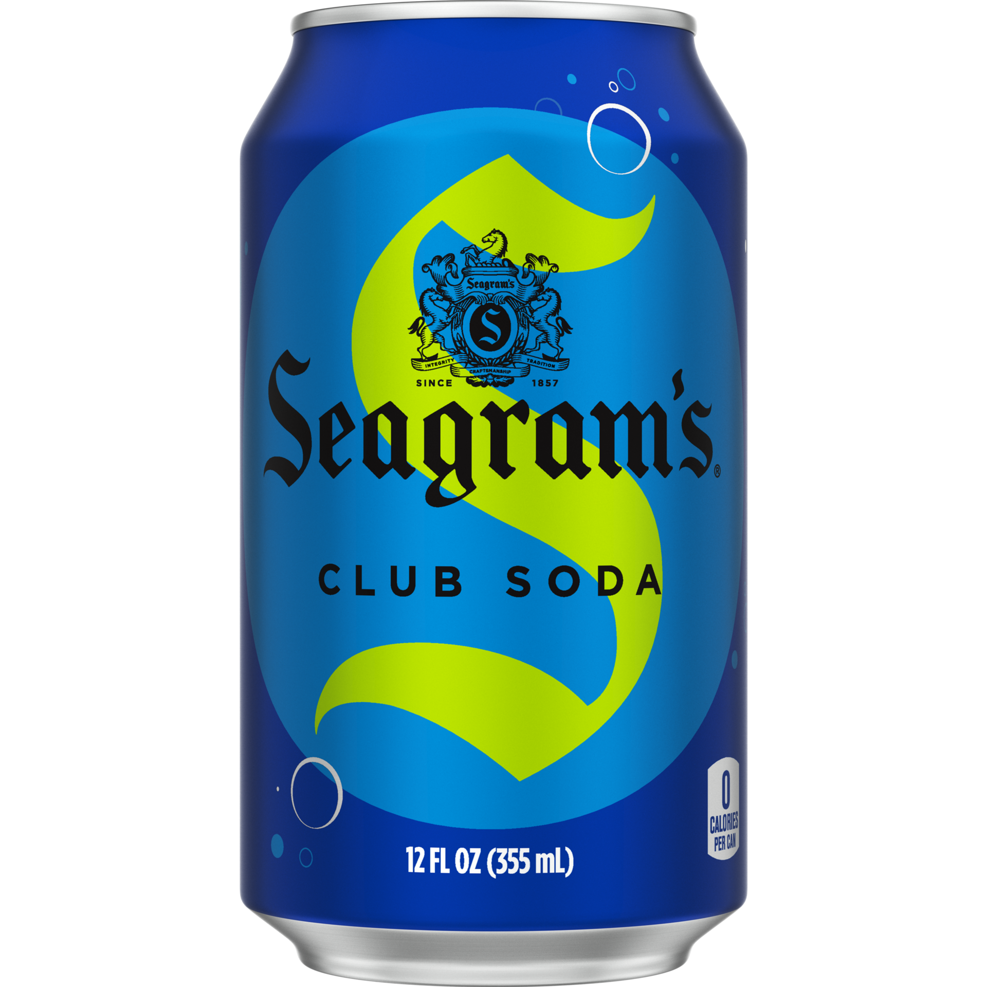 slide 1 of 7, Seagram's Club Soda Can, 12 fl oz, 12 fl oz