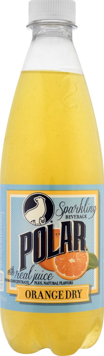 slide 9 of 10, Polar Orange Dry Sparkling Beverage 20 oz, 20 oz