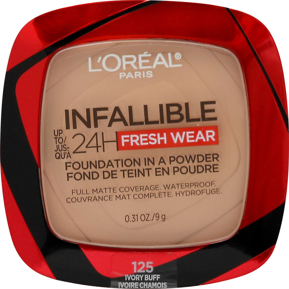 slide 6 of 9, L'Oréal Infallible Ivory Buff 125 Fresh Wear Foundation 0.31 oz, 0.31 oz