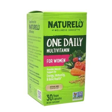 slide 1 of 6, Naturelo Multivitamin, One Daily, For Women, Vegan Capsules, 30 ct