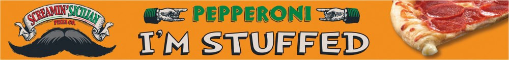 slide 2 of 6, Screamin' Sicilian I'm Stuffed Pepperoni Pizza 24.35 oz, 24.35 oz