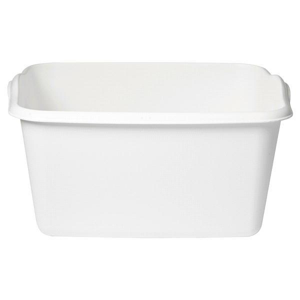 slide 1 of 2, United Solutions White Dishpan, 18 qt