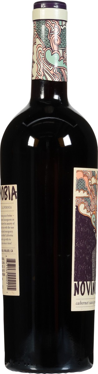 slide 9 of 11, Novinophobia California Cabernet Sauvignon 750 ml, 25.4 oz