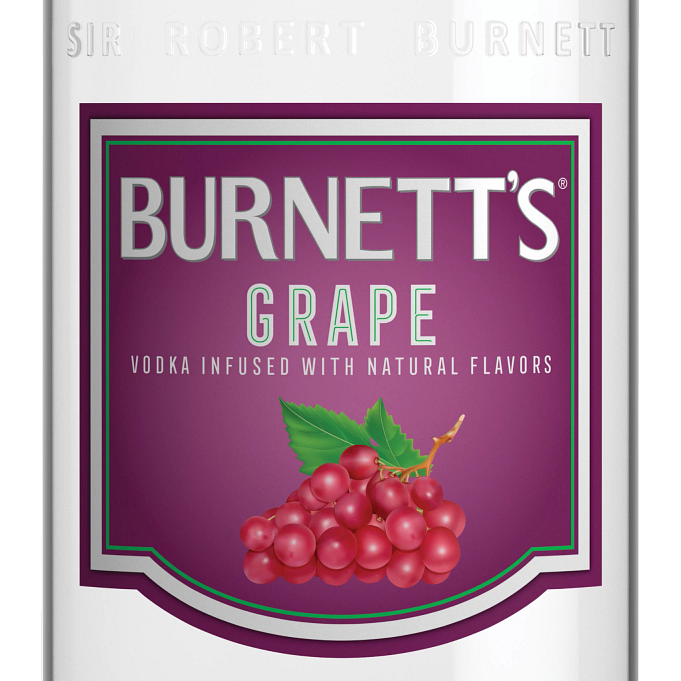 slide 2 of 2, Burnett's Vodka Flavors - Grape, 750 ml, 750 ml