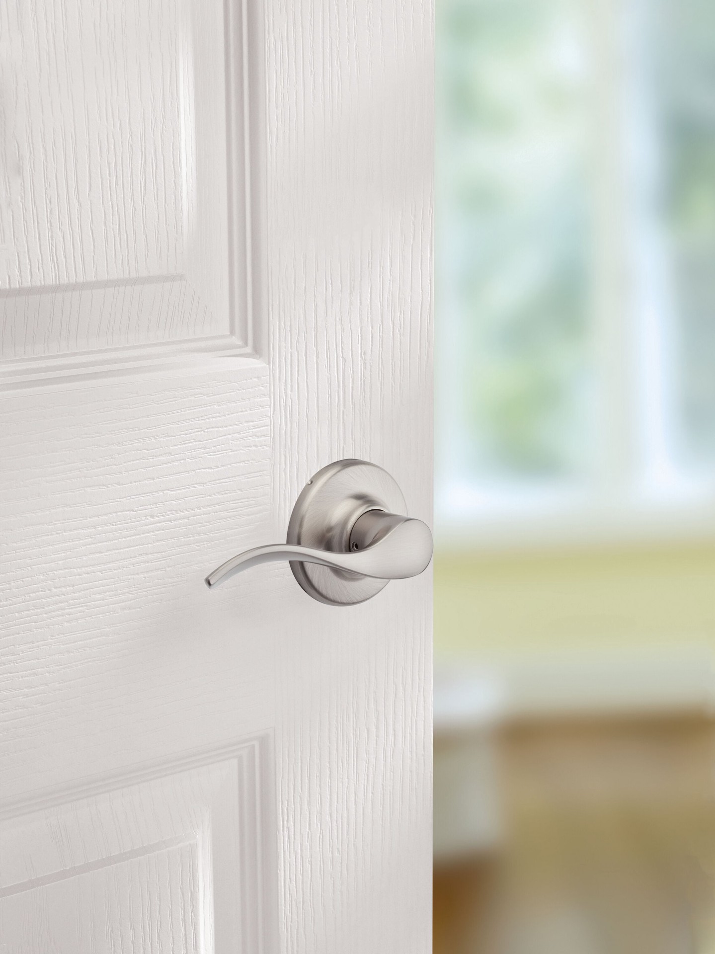 slide 6 of 6, Kwikset Balboa Satin Nickel Interior or Exterior Dummy Door Handle, 1 ct