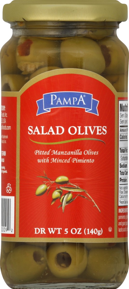 slide 1 of 2, Pampa Salad Olives, 5 oz., 1 ct