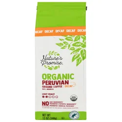 Nature's Promise Organic Decaf Peruvian Light Roast Ground Coffee