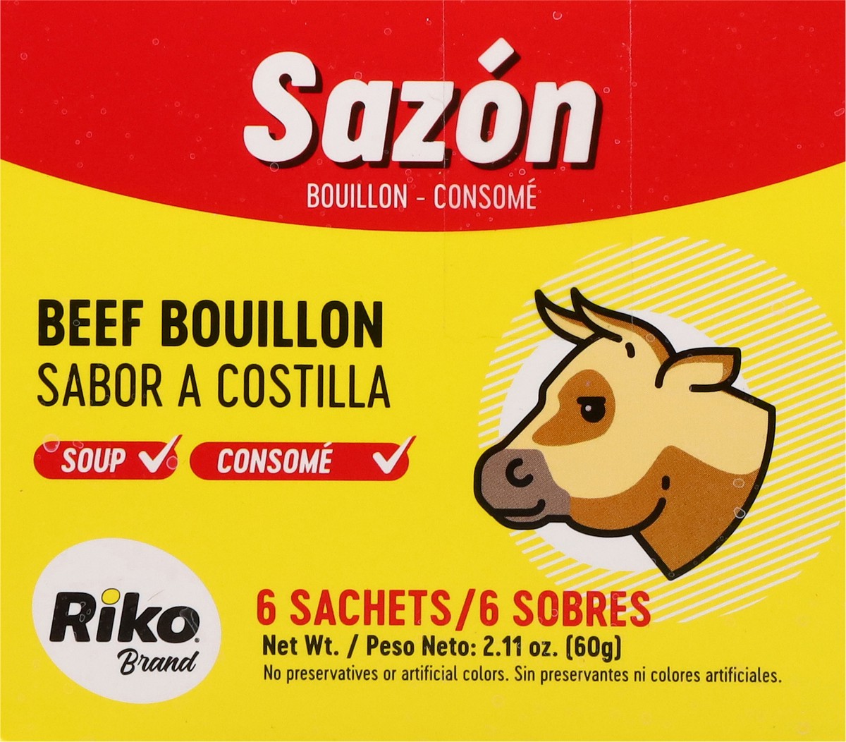 slide 12 of 13, Riko Brand Beef Bouillon 6 ea, 6 ct
