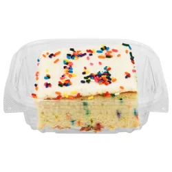 Bakery Confetti Cake Slice